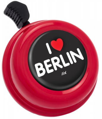 Liix COLOUR BELL I LOVE BERLIN Klingel / red  